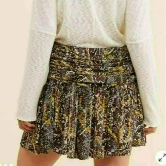 Free People Saturday Sun Mini Skirt -10 - Picture 2 of 7